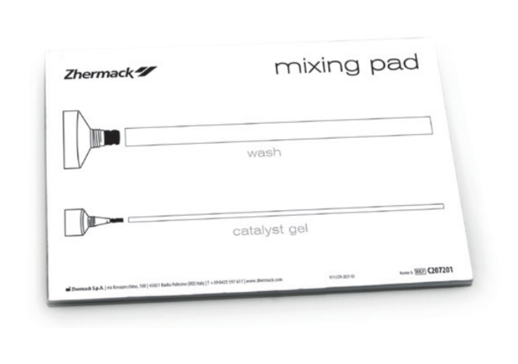 Zhermack Condensation Silicone Mixing Pads 15 Sheets/Pad