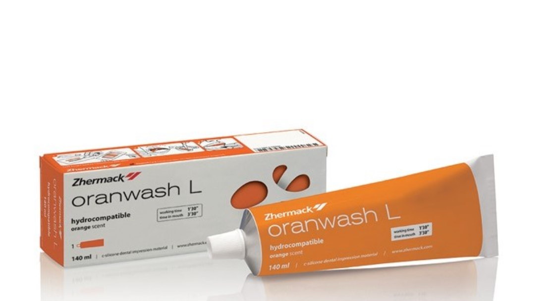 Zhermack ORANWASH L C-Silicone Dental Impression Material Light Body Wash 140ml