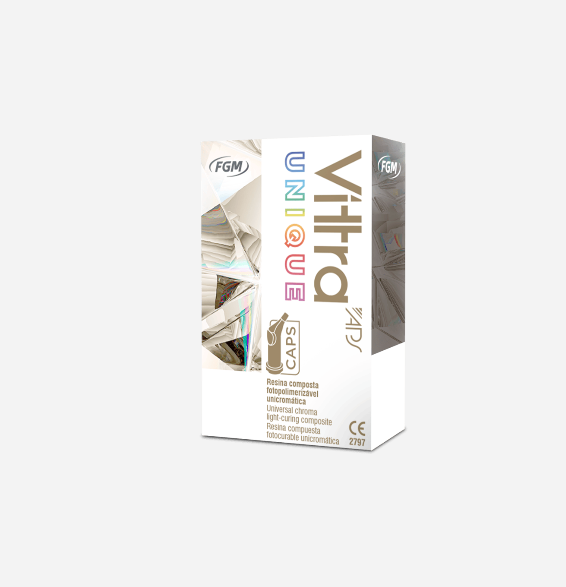 FGM Dental Vittra Unique APS Caps; Universal Chroma Light Curing Composite DA3 X 0,2 GR (20UN)