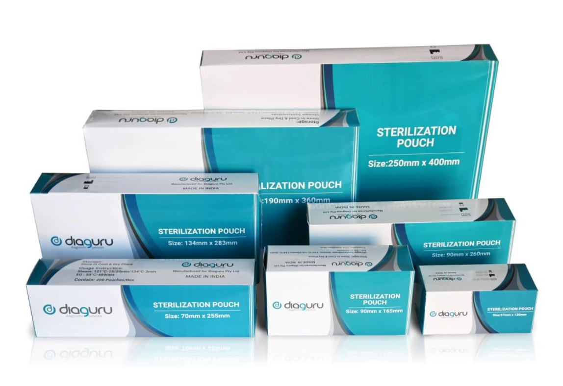 Diaguru Self-Sealing Sterilisation Pouch