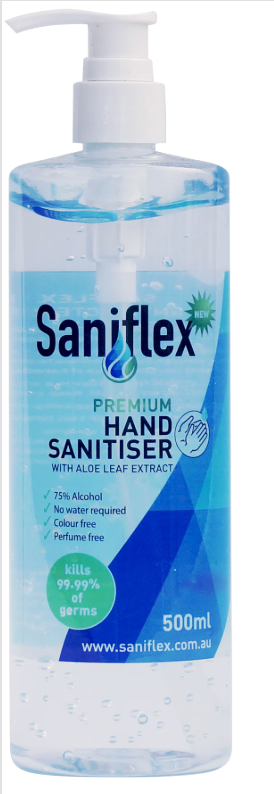 Saniflex Rinse Free Hand Sanitiser 500ml Bottle
