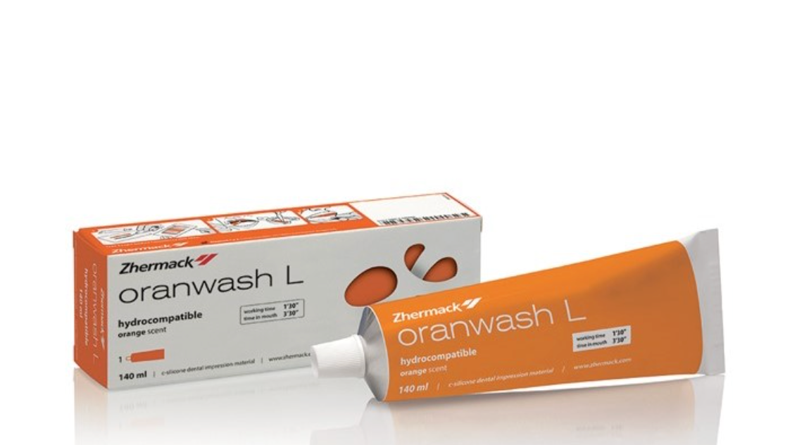 Zhermack ORANWASH L C-Silicone Dental Impression Material Light Body Wash 140ml