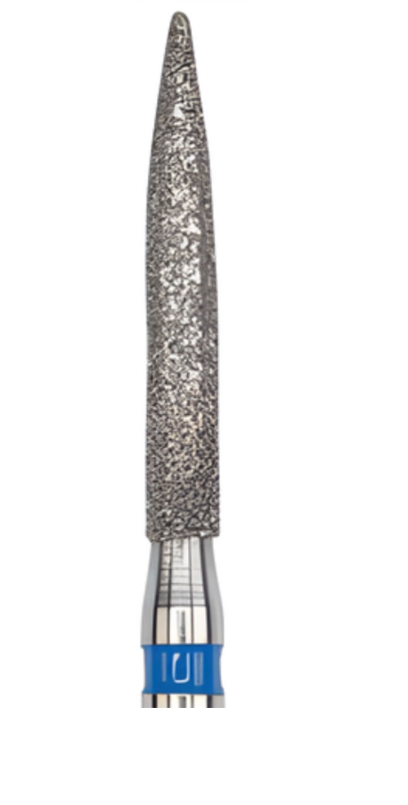 DiaSwiss Diamond FG Bur Flame 010 Fine Grit, 863 010 F; Pack/5