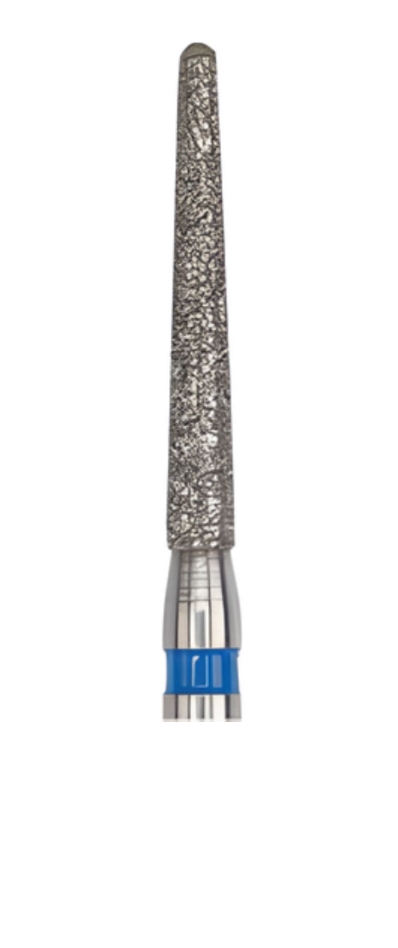 DiaSwiss Diamond FG Bur Tapered Round End 014 Coarse Grit, 850 014 C; Pack/5