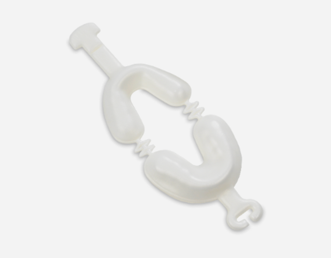 Diaguru Dual Arch Fluoride Foam Tray, Medium, White, Bag/50