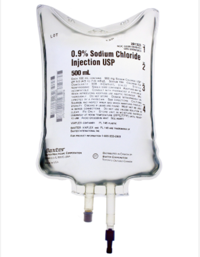 Sodium Chloride-B.Braun 0.9% Injection (Pack of 24x250mL Excel container)