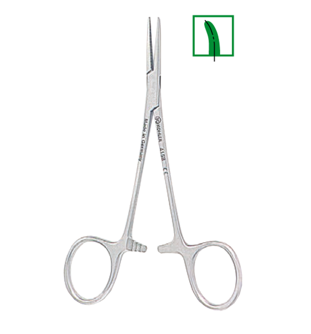 Hemostatic Forceps Halstead Mosquito, Curved, 12 cm