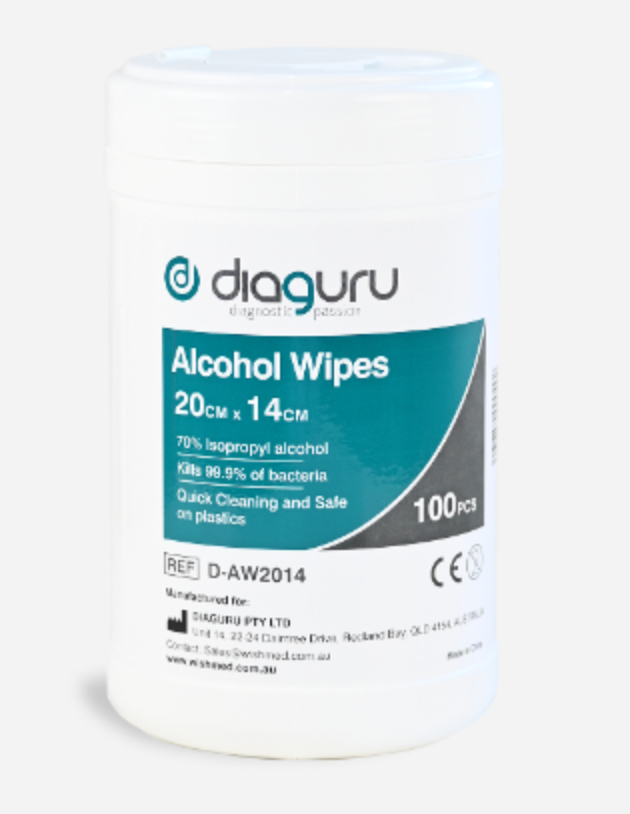 Diaguru Alcohol (70% IPA) Wipes