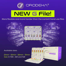 Orodeka G-Files Set 1 | #6-#10 | Stainless Steel | Blister/6