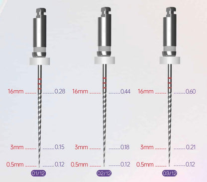 Orodeka Plex X | Austenitic NiTi Rotary File Sets | Blister/4