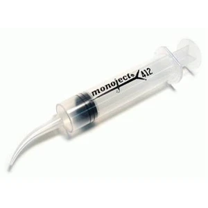 Monoject 412 Curved Tip Irrigation Syringe | 12cc | Box/50