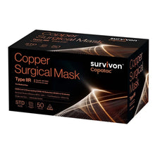 Survivon Copatac Level IIR Surgical Face Mask Copper | Box/50
