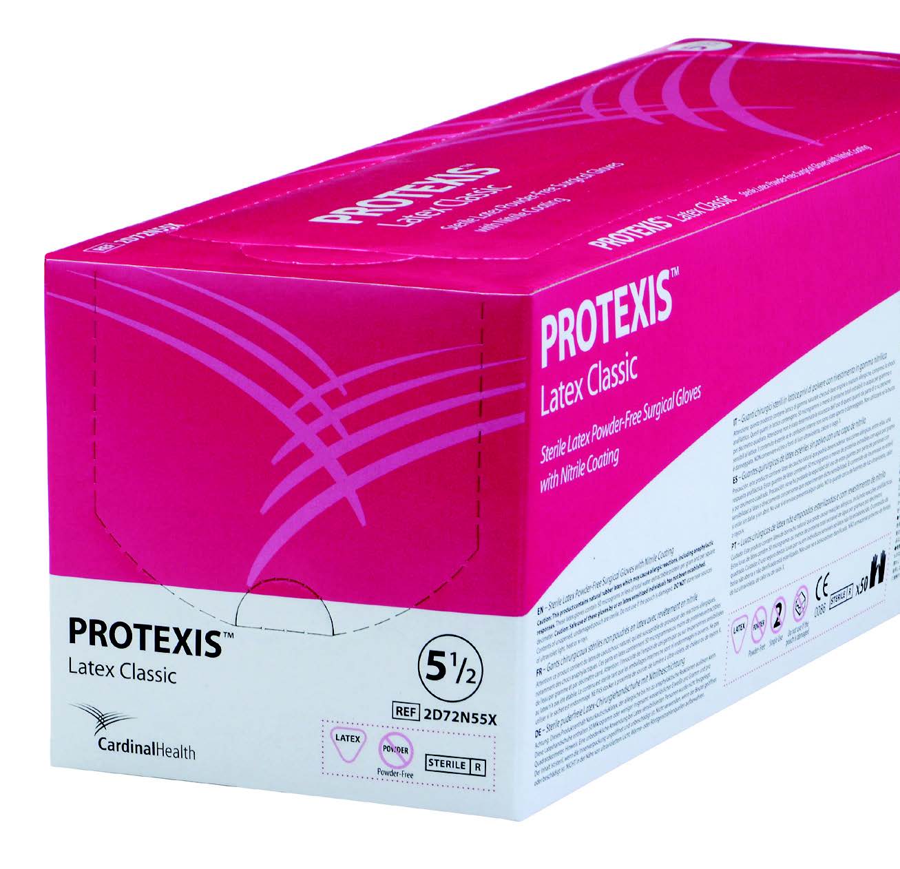 Protexis® Latex Classic Powder Free Surgical Gloves | Cream | Box/50