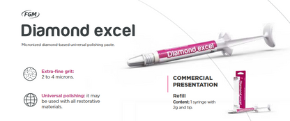 FGM Diamond EXCEL Ultra Fine | Polishing Compound | 2g Syringe