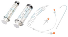 Diaguru Antmed dual syringe , 100 mL/ 200 mL for Nemoto, with Y tubing and 2 x spikes (Packaged 20 in a box)