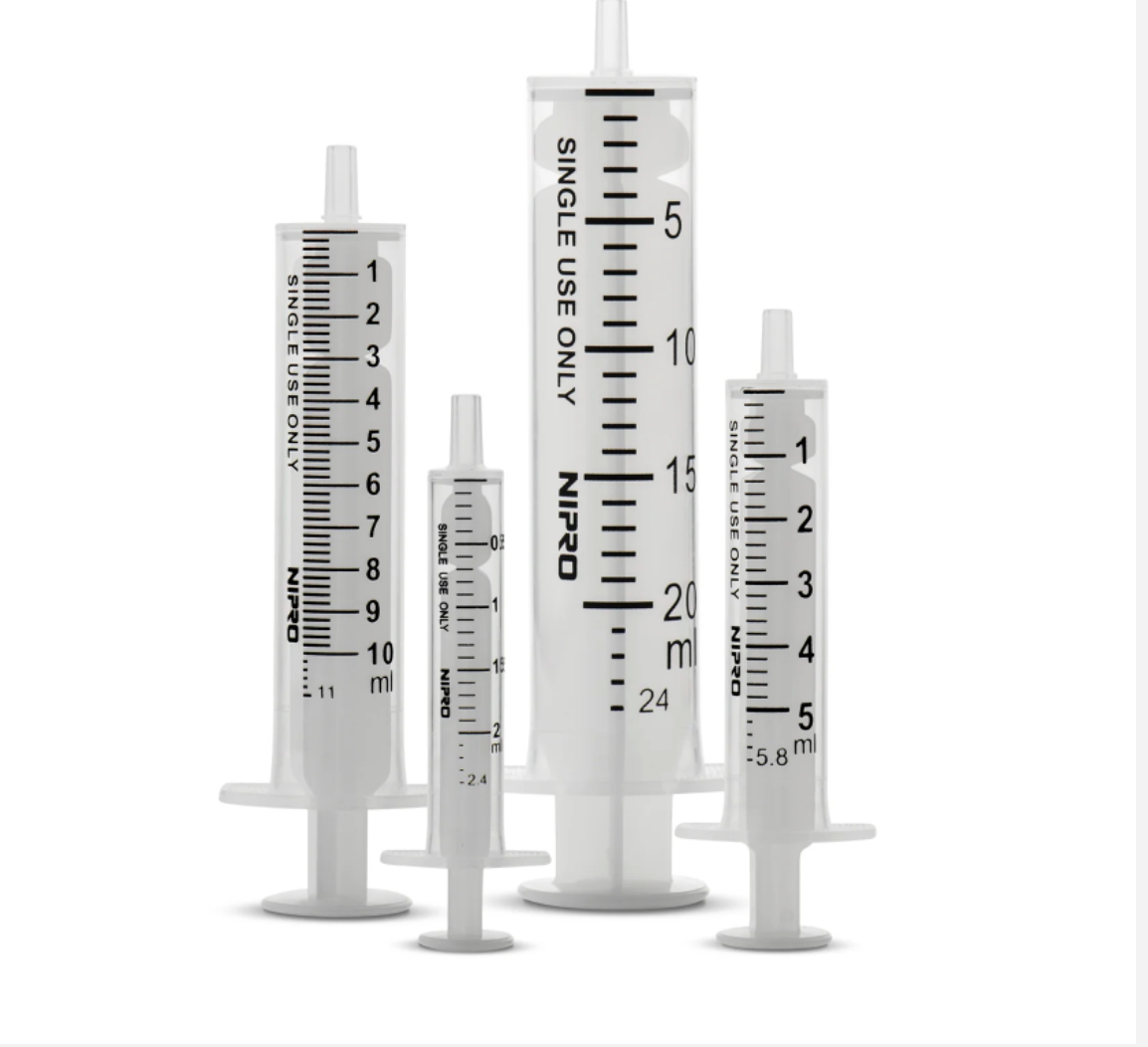 Nipro Hypodermic Syringes without Needles