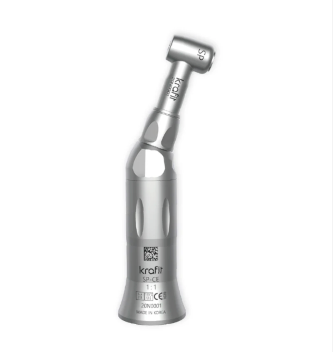Kraft 1:1 Contra Angle Slow Handpiece, Push Type