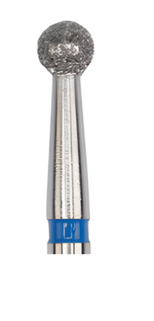 DiaSwiss Diamond Long Shank FG Round Burs 010 Medium Grit; Pack/5