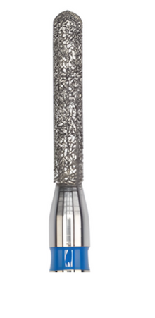 DiaSwiss Diamond FG Bur Round End Cylinder Bur 010 Medium Grit; Pack/5