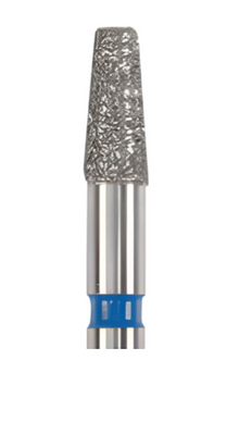 DiaSwiss Diamond FG Bur Tapered Flat End 010 Medium Grit, 845 010 M; Pack/5