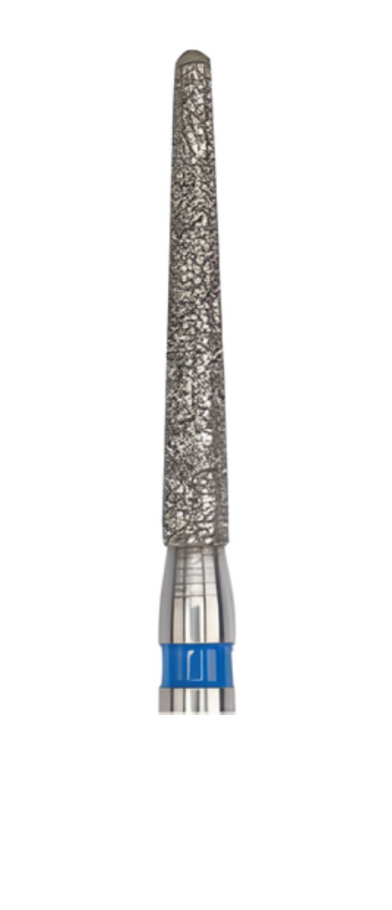 DiaSwiss Diamond FG Bur Tapered Round End 018 Medium Grit, 850 018 M; Pack/5