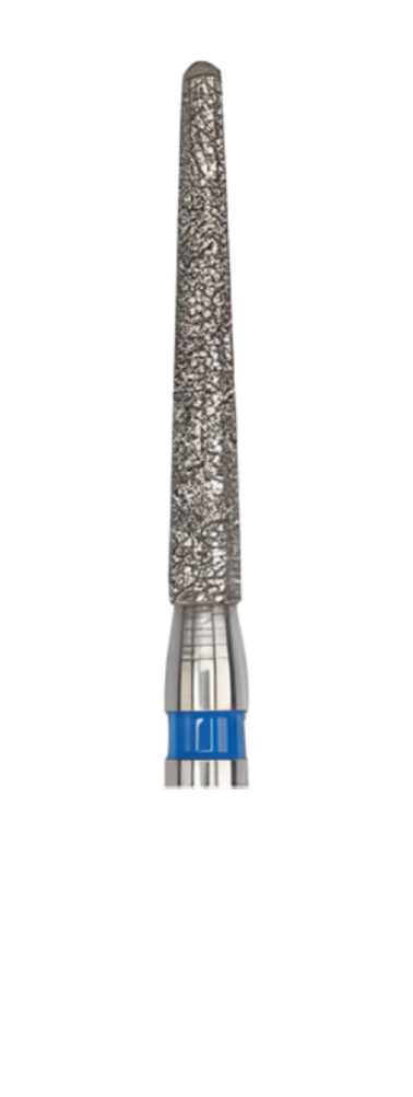 DiaSwiss Diamond FG Bur Tapered Round End 016 Medium Grit, 850 016 M; Pack/5