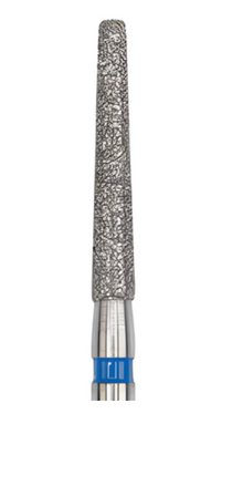 DiaSwiss Diamond FG Bur Tapered Flat End 016 Fine Grit, 848 016 F; Pack/5