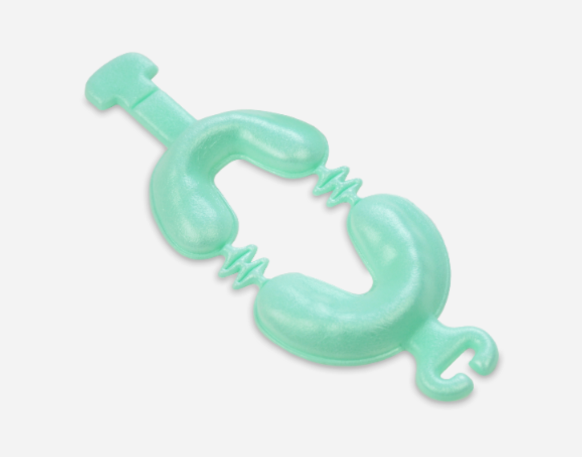 Diaguru Dual Arch Fluoride Foam Tray, Small, Green, Bag/50