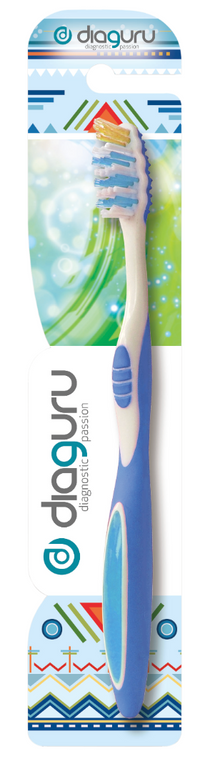 Diaguru Seasonal Toothbrushes, Blue Winter Box/12