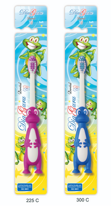Diaguru Dental Kids Toothbrush, Plastic Handle Box/12