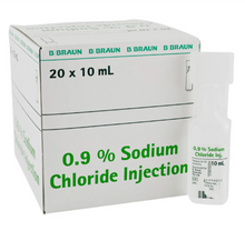 B Braun Sodium Chloride 10 mL for Injection; Box/20