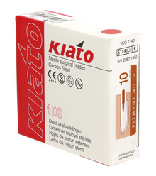 Kiato Carbon Steel Sterile Surgical Blade #23 Box/100