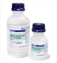 Baxter Sodium Chloride 0.9% Steripour Bottle