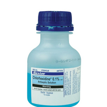 Chlorhexidine 0.1% Antiseptic Solution 100 mL Steripour bottle; Each