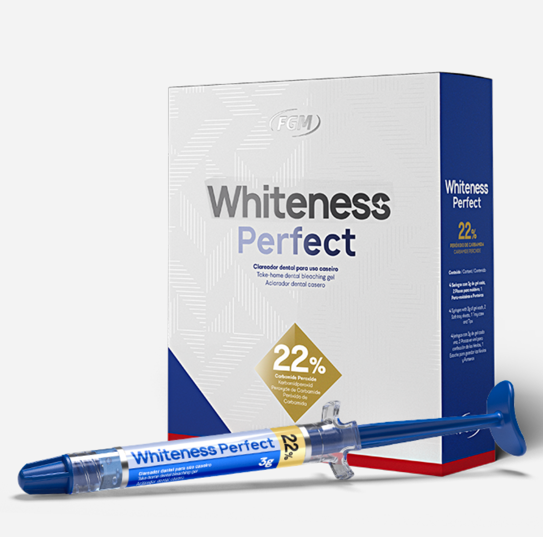 FGM Whiteness Perfect 22%;  Multipack - 50x 3g syringes 22% Carbamide Peroxide