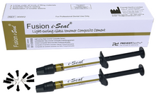 Prevest Denpro Fusion I Seal Light Curing GIC Cement - 1 x 2 g Syringes + 5 Applicator Tips