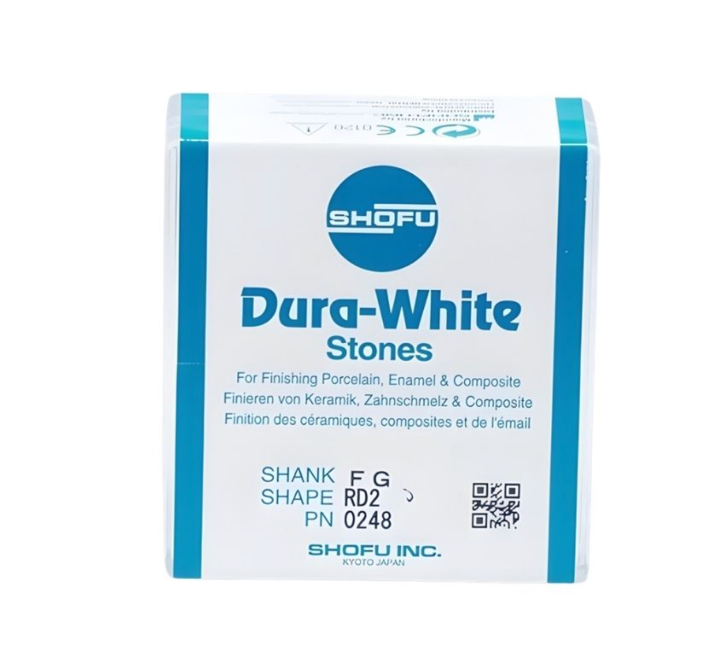 Shofu Dura White Stone FG 0248 RD2; Pack/12