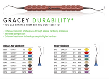 Perio Curette GRACEY 13/14, PEEK handle