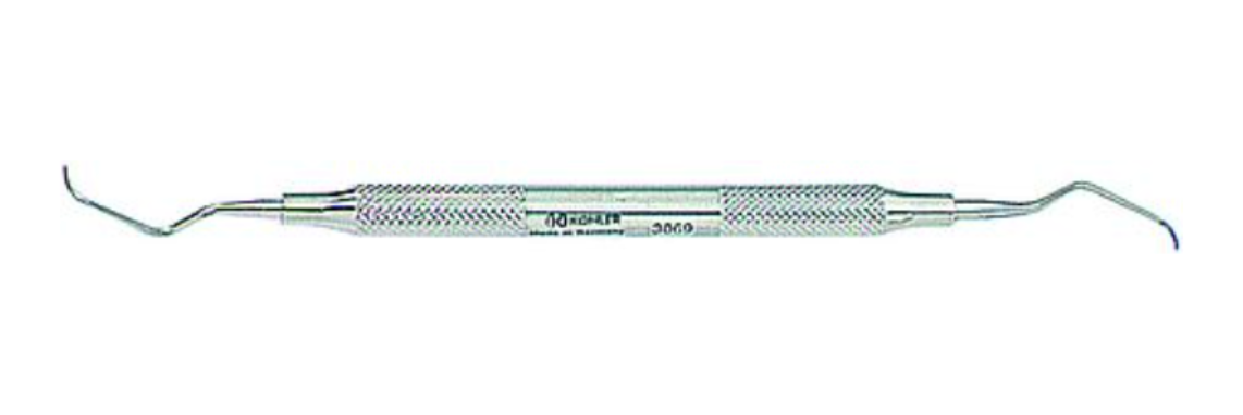 PA-Curettes Columbia 2RL hollow-handle