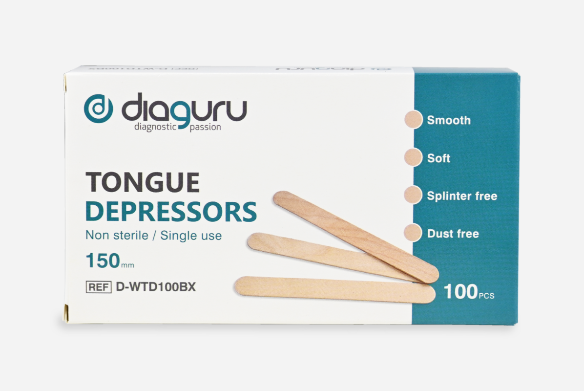 Diaguru Wooden Tongue Depressor