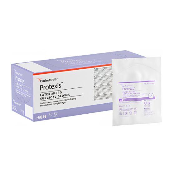 Protexis Latex Micro Surgical Gloves;  50 pairs/box
