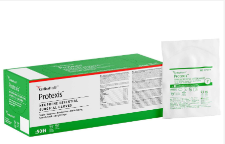 Protexis Neoprene Essential Surgical Gloves; 50 pairs/box