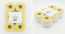 Sticky labels - 60/80 ; 6 rolls x 1000 labels