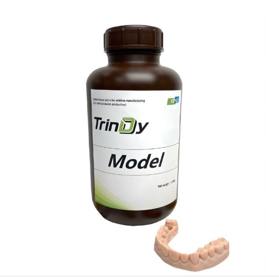 TrinDy Model 3D Printing Resin for dental AM models - Gallon bottle; Beige; 3.8 Kg
