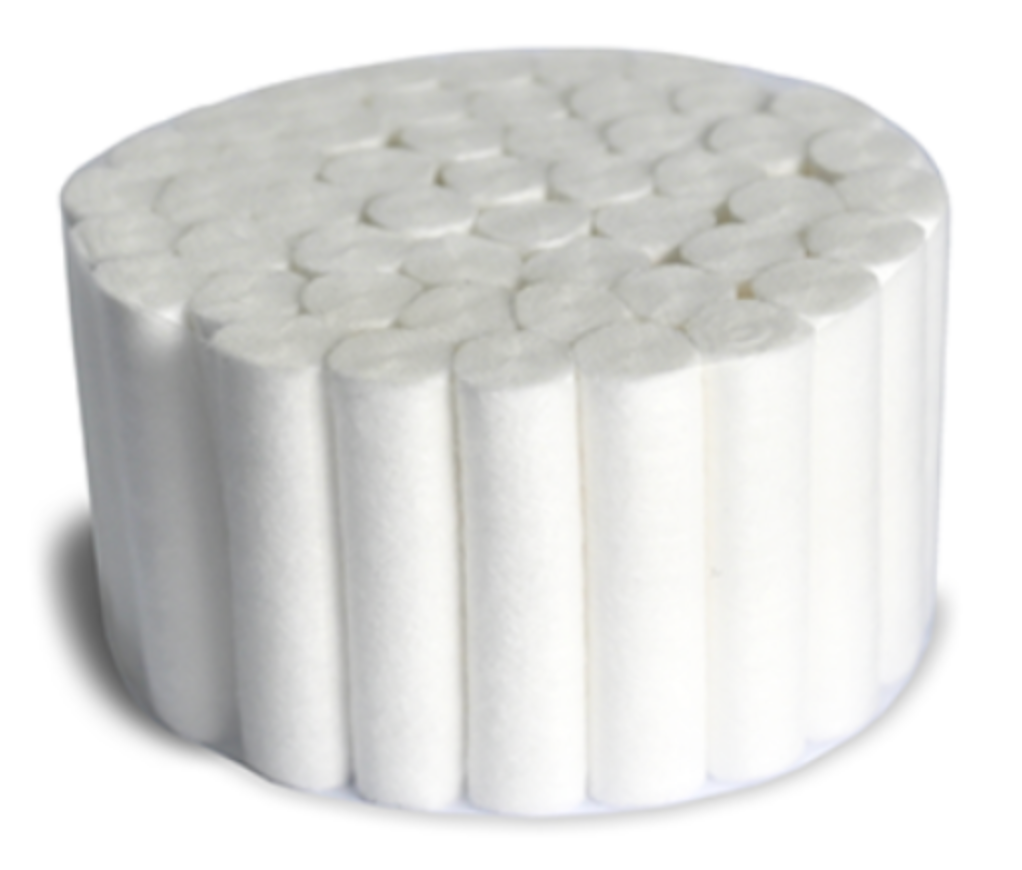 Dental Cotton Rolls #2; 40 bands of 50 cotton rolls