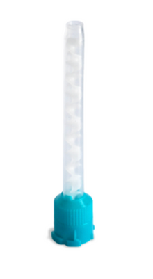 Mixing Tips; Green w/ Clear Spiral; 88 mm Length
