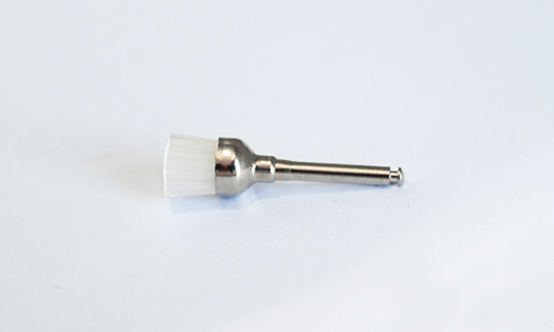 Latch Type Prophy Brush; Flat Head; White; Box/100